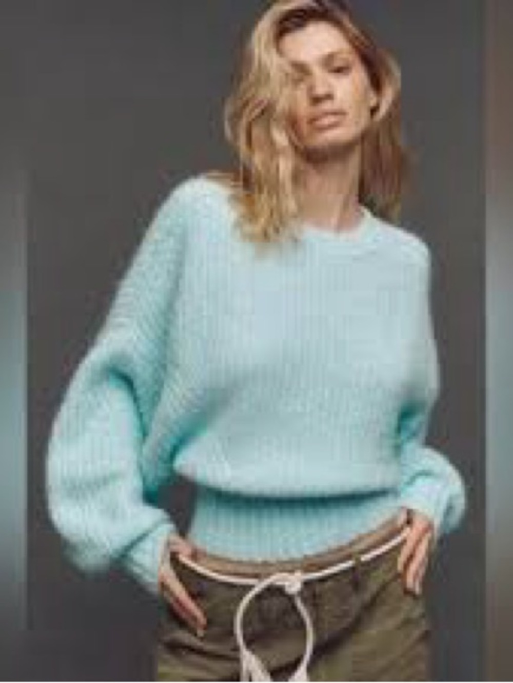 Pilcro Blake Slouchy Crewneck Sweater